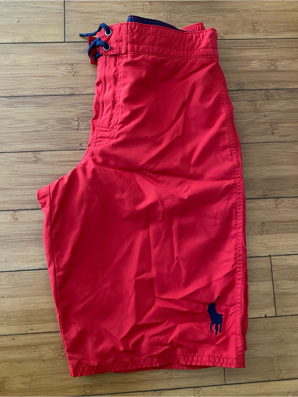 NWT Ralph Lauren Red Swim Trunk with White Mesh Lining Sz XL (18-20) Boy’s